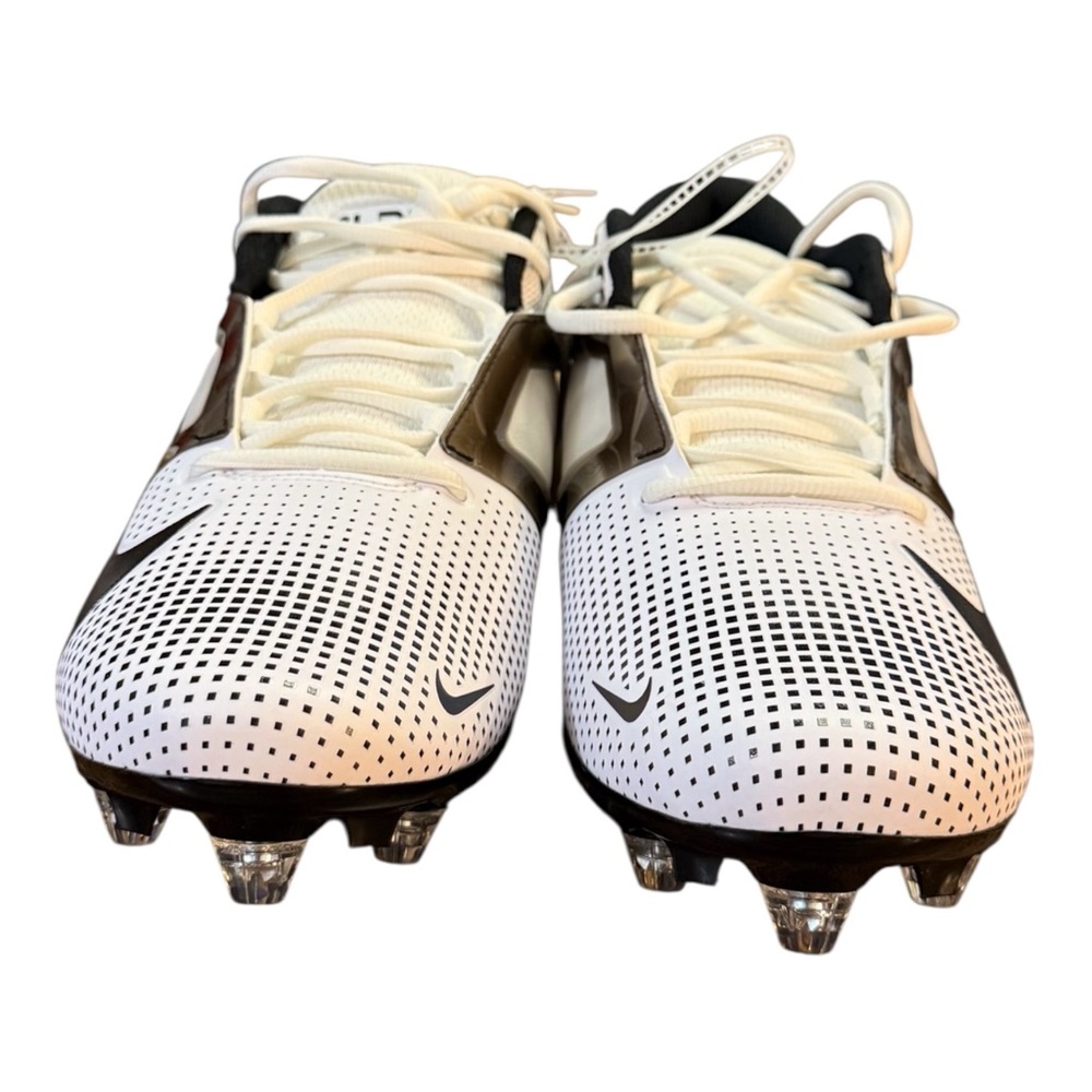 Nike Alpha Menace 4 Pro Football Cleats Men’s Size 12/12.5 White/Black - Picture 4 of 10